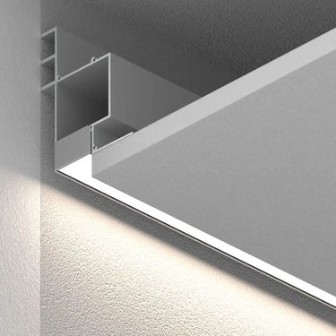 Profil0 CESTAL00055| alluminio grezzo Stealth light Profili Driver Strip Led